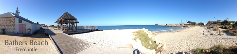 Bathers Beach Panoramic Photograph - Afternoon Sun