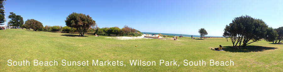 Bathers Beach Panoramic Photograph - Afternoon Sun