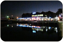 Fishing Boat Harbour in the Evening