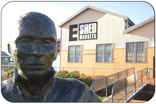 eShed Statue -  Shopping in Fremantle