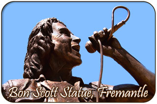 Bonn Scott Statue, Fishing Boat Harbour, Fremantle, WA