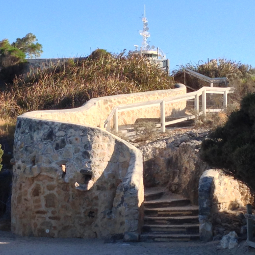 Stairs to the Round House (old Fremantle Gaol)