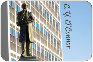 C. Y. O'Connor Statue, Fremanle Port Authority Building, Fremantle Western Australia