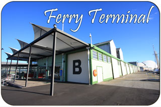 Rottnest Island Ferries on the Fremantle Waterfront